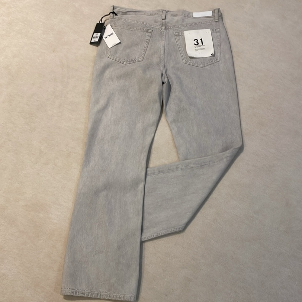 NWT Re/ Done 70s bootcut coated quartz size 31 - Picture 6 of 14